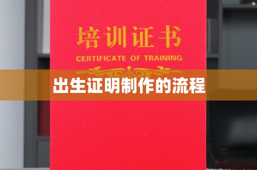 中堂出生证明制作的流程