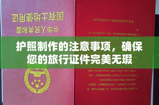 中堂护照制作的注意事项，确保您的旅行证件完美无瑕