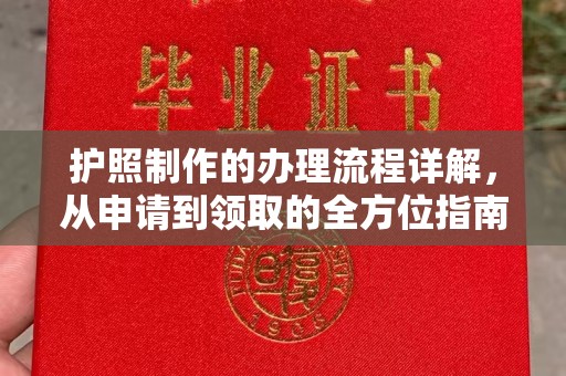 中堂护照制作的办理流程详解，从申请到领取的全方位指南
