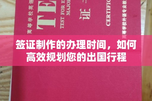 中堂签证制作的办理时间，如何高效规划您的出国行程